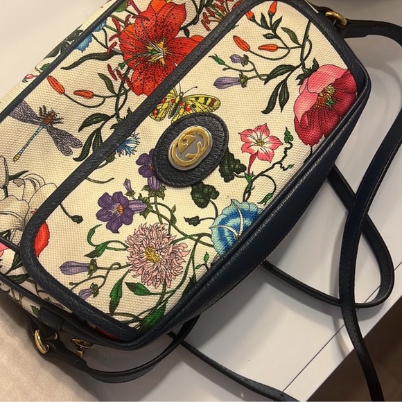COPY - Gucci Flora Small Printed Shoulder Bag - Picture 6 of 15
